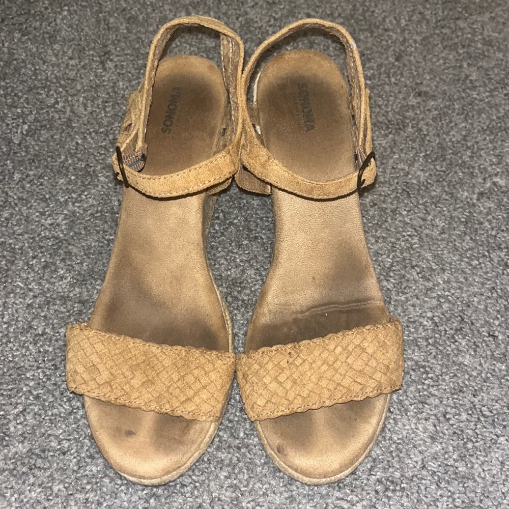 Sonoma Sandals braided heel wedge